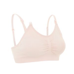 UC pale pink clip down soft nursing bra